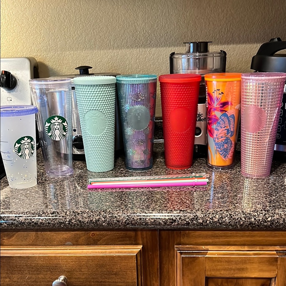 7 Starbucks Vibrant Tumbler Collection